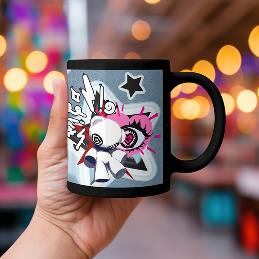 Edgy Pop Art Mug - Dark Aesthetic Coffee Cup